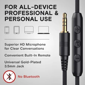 Проводные наушники с микрофоном и контролем громкости, Artix