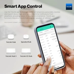 Умный замок с дактилоскопическим сканером, клавиатурой, IC-картой и управлением через приложение — Умные замки, YoLink