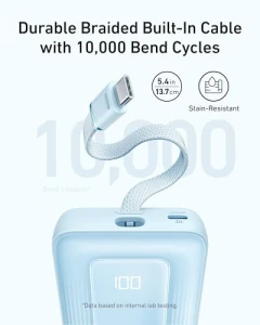 Портативное зарядное устройство, 10,000mAh 30W Power Bank — Внешние аккумуляторы, Anker