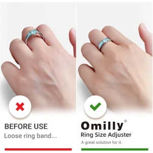 Silicone Ring Sizer Adjuster for Loose Rings, Omilly
