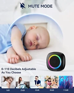 Беспроводная дверная звонок с 3 портативными приемниками и RGB-подсветкой, TECKNET