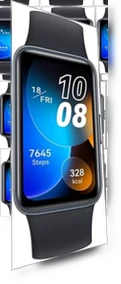 Умные часы с AMOLED-экраном 1.47" и силиконовым ремешком — Умные часы, Huawei