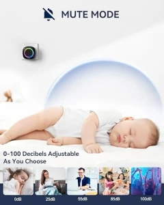 Беспроводная дверная звонок с RGB-подсветкой, TECKNET