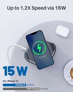 Вертикальный удлинитель с беспроводной зарядкой, KOOSLA