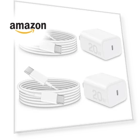 Быстрое зарядное устройство 20W PD с кабелем USB-C — Зарядные устройства, Shenzhen Yijiapin Trading Co., Ltd.