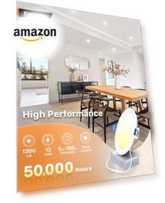 24 Pack 6 Inch LED Recessed Ceiling Light — Комплекты корпусов и окантовки, Ensenior
