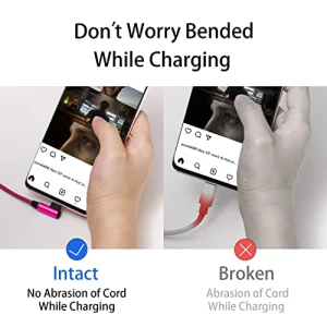 USB C кабель с угловым разъемом, Teeind