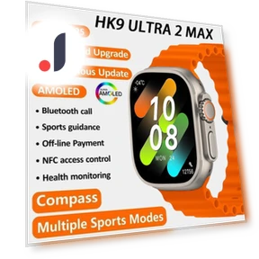 Умные часы HK9 ULTRA 2 MAX AMOLED HD — Умные часы, Wula Mall