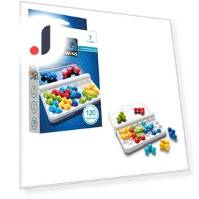 IQ Twins — дорожная игра со 120 заданиями — Дорожные игры, SmartGames