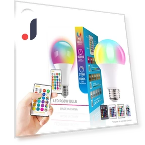 RGB светодиодная лампа E27 — Светодиодные, New style home