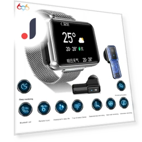 Умные часы с Bluetooth гарнитурой — Умные часы, Tiktop2