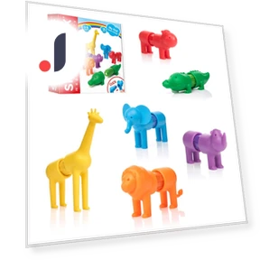 Магнитная игрушка Дикие животные — Конструкторы, TOKYO selection