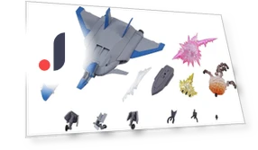Набор дополнительных деталей для мобильного костюма Gundam 08th MS Platoon — Куклы и фигурки, TAMASHII NATIONS