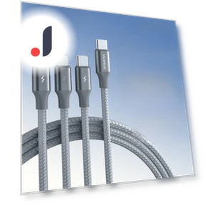 3-в-1 кабель для быстрой зарядки Type-C — Зарядные устройства, ROMOSS