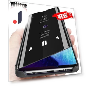 Кожаный чехол-книжка Smart Mirror View — Аксессуары для телефонов, case-A1