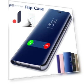 Зеркальный флип-чехол Smart View — Смартфоны и аксессуары, Fashion 3C Digital