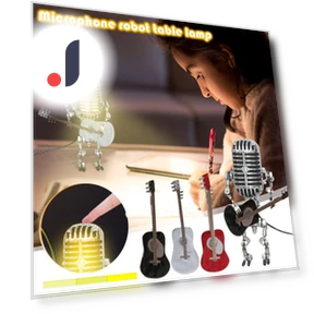 Настольная лампа с микрофоном-роботом — USB Лампы, Long nose