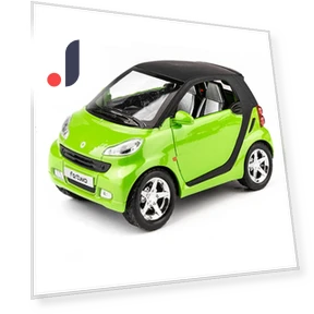 Модель автомобиля Smart Fortwo 1/32 — Игрушки и Модели, Fourall-Model Cars