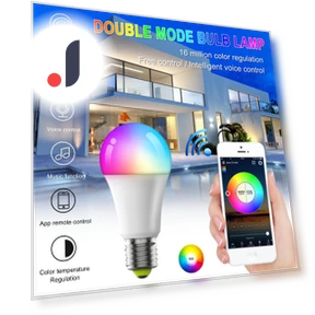 Умная светодиодная лампа Wi-Fi E27 — Светодиодные, Refreshing Home