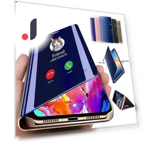 Умный зеркальный раскладной чехол для телефона — Защитные стекла, case-A1