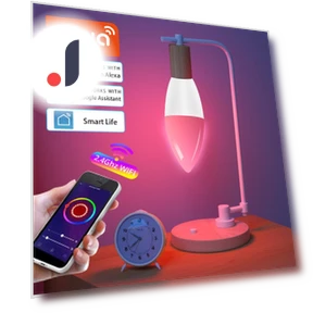 Умная светодиодная лампа с RGB+CW+WW — Умные модули, OFFICE-MALL