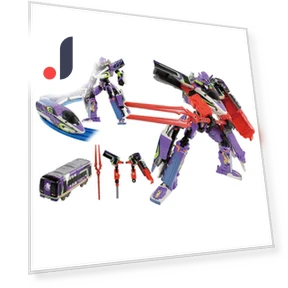 Робот-трансформер Shinkansen Shinkalion Z 500 Mu Sky — Игрушечные транспортные средства, Tomy