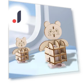 Ходячий медведь Робот STEM Комплект — Конструкторы, Toy