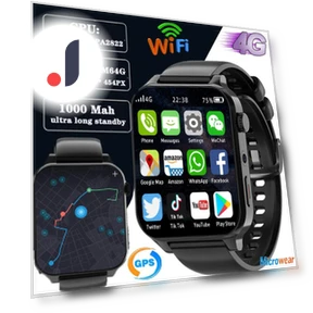 Умные часы с GPS и двойной камерой — Умные часы, Tiktop2