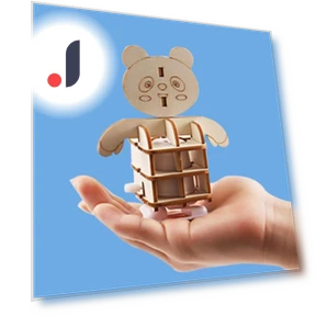 Ходячий медведь Робот STEM Комплект — Конструкторы, Safety toy