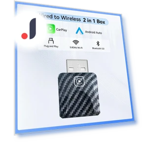 Беспроводной USB-адаптер Carplay для iOS Android 2 в 1 — Автомагнитолы, A Auto Parts Mall