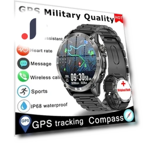 Спортивные смарт-часы с GPS и AMOLED экраном — Умные часы, SACOSDING