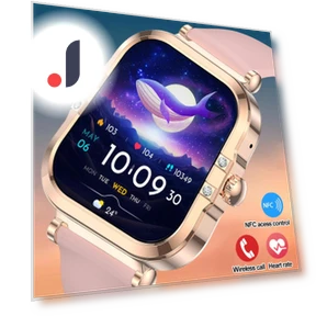 Смарт-часы с AMOLED дисплеем — Умные часы, SACOSDING