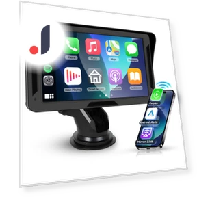 Портативное автомобильное радио с беспроводным CarPlay и Android Auto — Автомагнитолы, Hodozzy