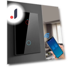 Умный WiFi светодиодный панельный выключатель света — Умные модули, HOME-Auto-001