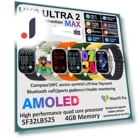 Смарт-часы AMOLED с ChatGPT 2.0 и NFC — Умные часы, Wula Mall