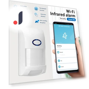 Датчик движения PIR с WiFi — Домашние системы безопасности, HOME-Auto-001
