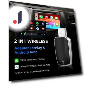 2 в 1 беспроводной Carplay AI Box Android Auto Plug And Play — Автомагнитолы, Xixi Global Purchasing