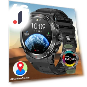 GPS Смарт-часы Bluetooth с монитором здоровья — Умные часы, SACOSDING