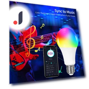 Умная светодиодная лампа E27 RGB — Светодиодные, Rainbow Rain