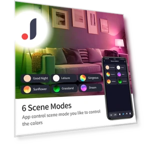 Умная светодиодная лампа Bluetooth E27 — Светодиодные, Rainbow Rain