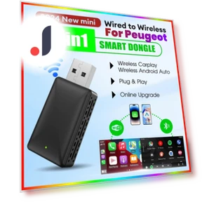 Беспроводной адаптер Carplay Android Auto Wireless Smart Dongle 2in1 — Автомагнитолы, JOHO - CarGear
