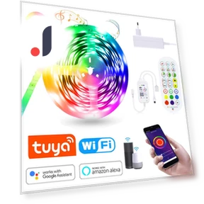 Светодиодная лента RGB 5050 SMD с контроллером Tuya WIFI — LED ленты, MALITAI