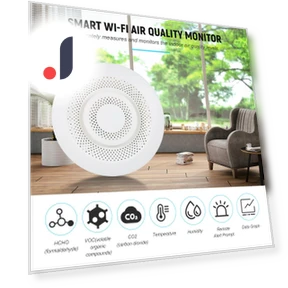 Умный Wi-Fi монитор качества воздуха — Комнатные термометры, Koogeelife
