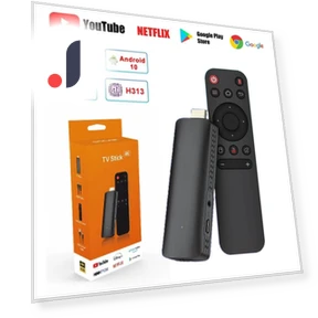 4K 1080P ТВ-приставка HDR Android 10 OS WiFi 6 — Проигрыватели HD DVD, YJMP