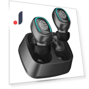 Беспроводная Bluetooth-гарнитура с сенсорным светом — Внутриканальные наушники, Junmaocun