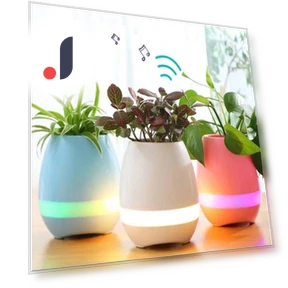 Музыкальный динамик в цветочном горшке — Портативные колонки с Bluetooth, Cosy Homes