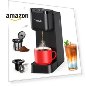 Однопорционная кофемашина для K Cup, молотого кофе и чайных листьев — Кофемашины, Tastyle