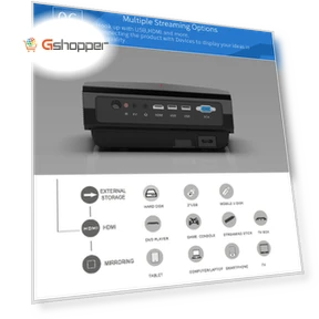LED Smart HD Projector — Проекторы, TRANSJEE