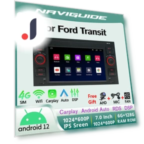 Автомобильное радио с Carplay и Android Auto — Автомагнитолы, NAVIGUIDE Car Life