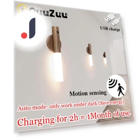 USB-магнитный деревянный ночник с датчиком движения — Ночники, OuuZuu
